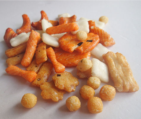 خرید چینی OEM شیرین برنج ژاپنی مخلوط اسنک کراکر برنج online manufacture