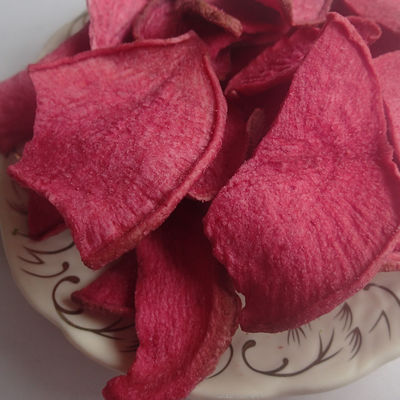 قیمت خوب اسنک چیپس سبزیجات سالم شلغم سرخ شده با خلاء برش تربچه قرمز آنلاین