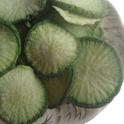 قیمت خوب میوه های خشک شده با روغن نخل سبزیجات چیپس تربچه سبز سالم و ترد آنلاین