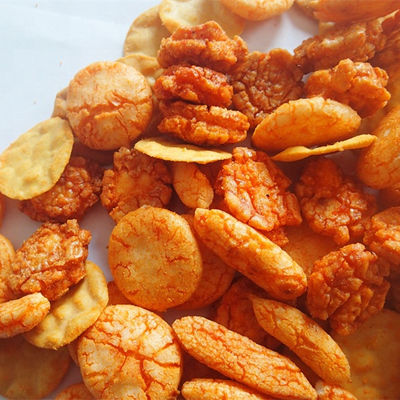 قیمت خوب آرد ذرت سنبی کراکر برنج درجه حرارت بالا شیرینی برنج ژاپنی آنلاین