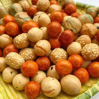 قیمت خوب کراکر بادام زمینی چند طعمی ترد با کیفیت بالا تنقلات مخلوط آجیل سالم بادام زمینی کنجد تند آنلاین