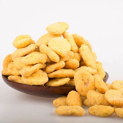 قیمت خوب لوبیا برشته کلاسیک روشن رنگ طلایی لوبیا فاوا کم نمک شور آنلاین