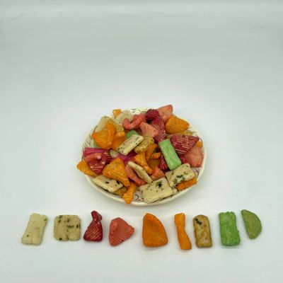 قیمت خوب کریکر های خوشمزه برنج خرد شده با برنج چسبناک و نشاسته تاپیوکا آنلاین